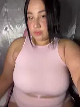 Alexxabelle — Naked and cream in tits